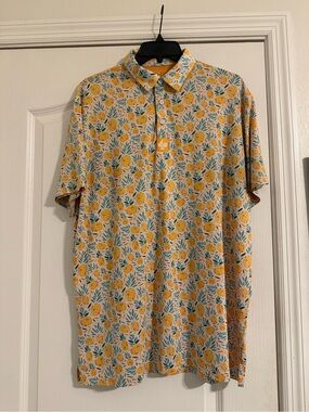 Pins & Aces Pineapple Golf Polo